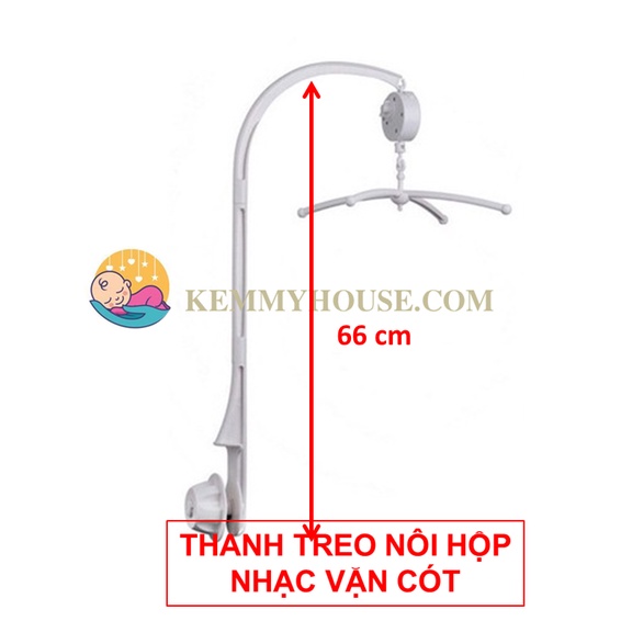 (Mã ưu đãi) Thanh treo nôi hộp nhạc vặn cót 1 bài