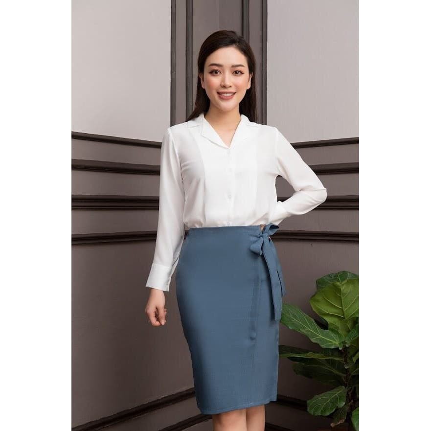SƠ MI CÔNG SỞ CỔ VEST HITHOT 2020 (ẢNH THẬT)