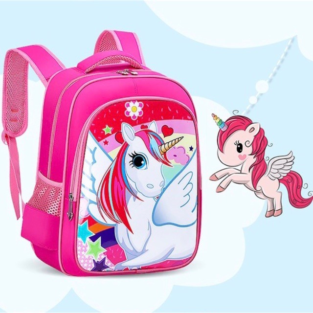 Balo học sinh siêu nhẹ các nhân vật hoạt hình cực dễ thương (39x29x16cm) - NK2521