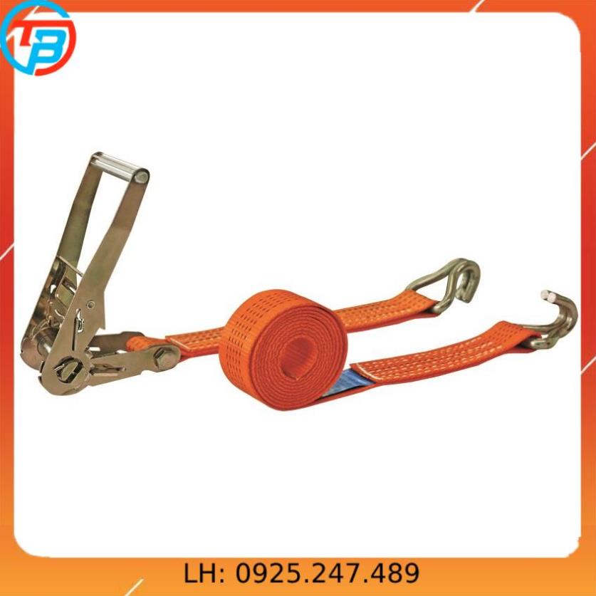 Dây cảo chằng hàng tăng đơ TBVINA bản 50mm, Tải trọng 3 tấn, dài 5m, 6m, 8m, 10m, 12m