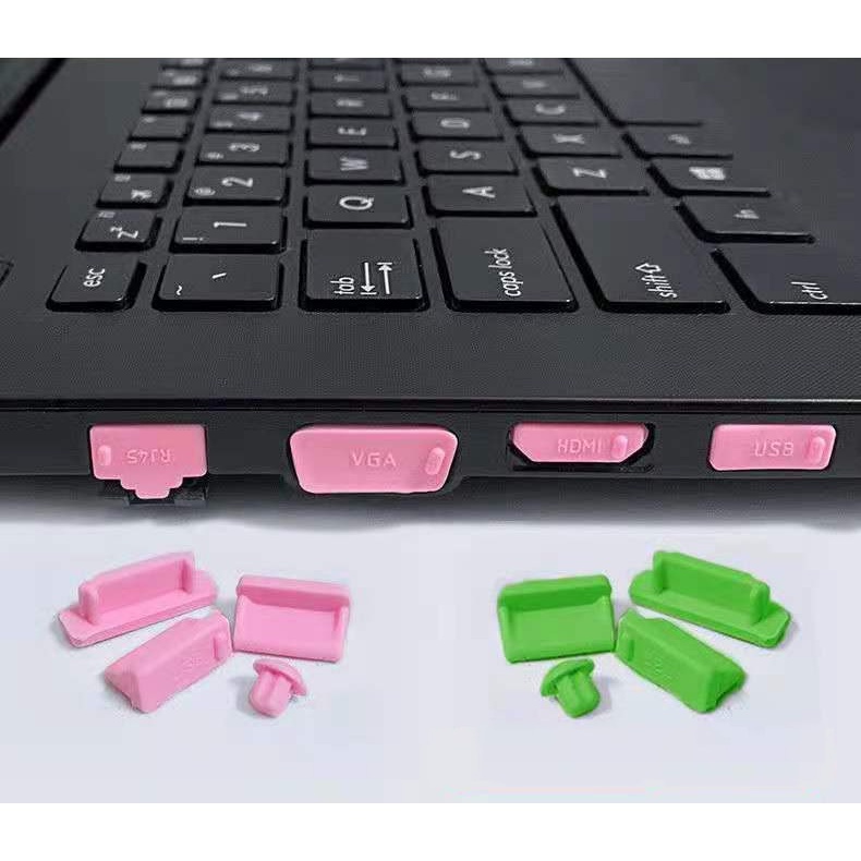 13 nút phích cắm silicon chống bụi cho cổng laptop