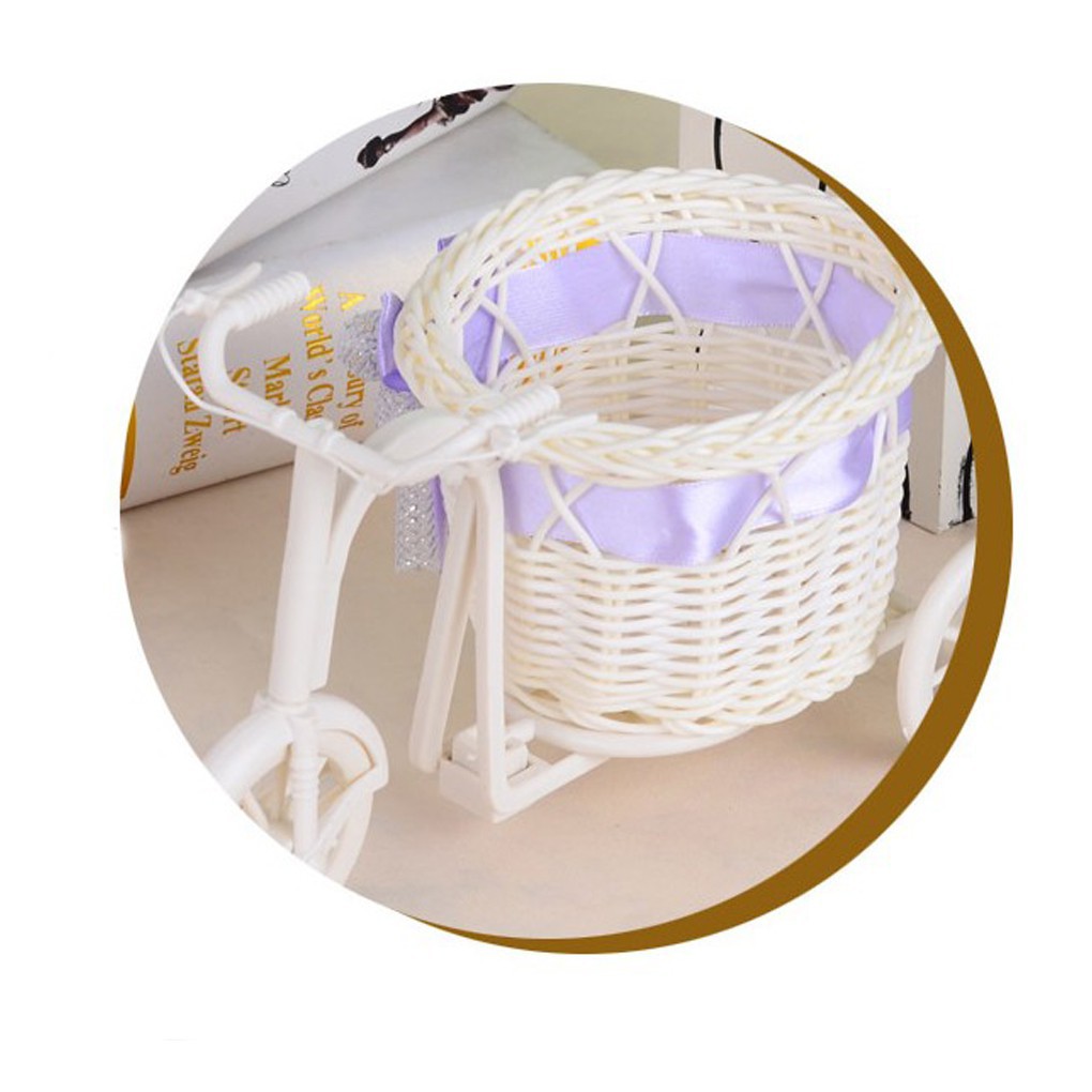 Lọ hoa dạng đứng thiết kế hình chiếc xe đạp