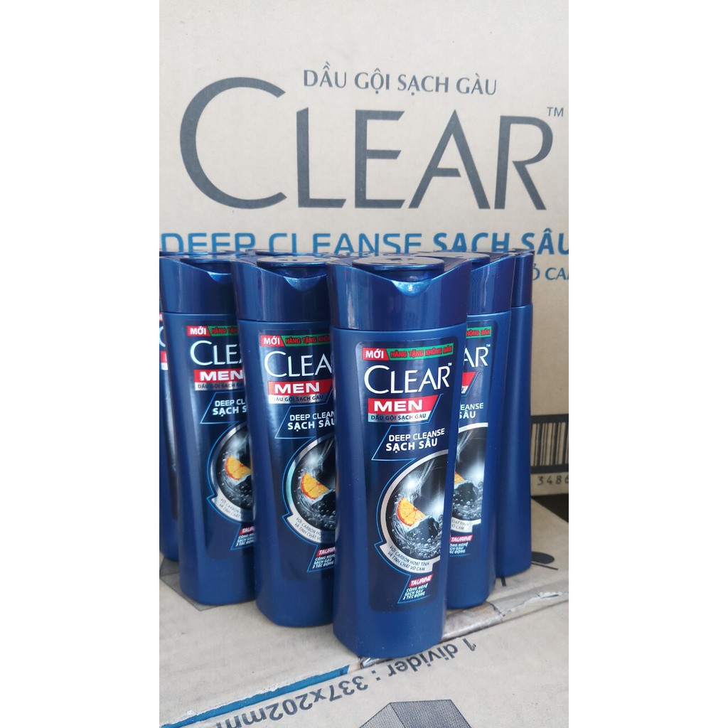 Clear Men tắm gội dưỡng toàn thân 3 trong 1 chai 70g/140g