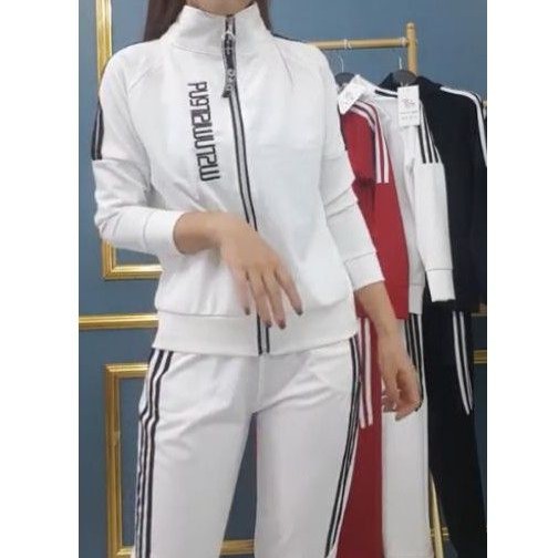 Bộ thể thao kéo khóa chất umi 350