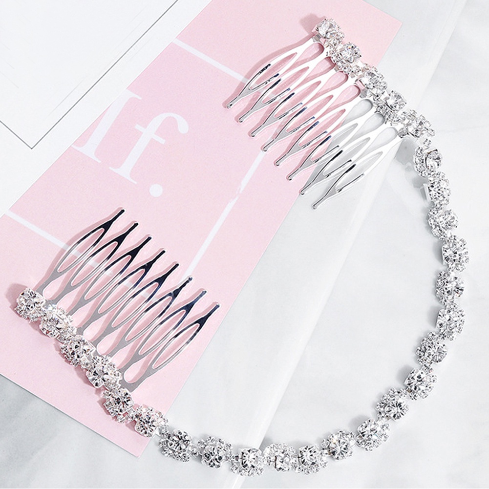 Lược Cài Tóc Cô Dâu Đính Đá Sang Trọng