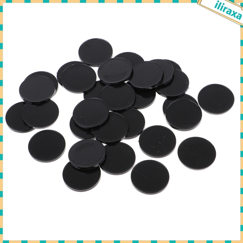 Bộ 30 Đế Nhựa Tròn 22mm Cho Thu Nhỏ RPG Wargame