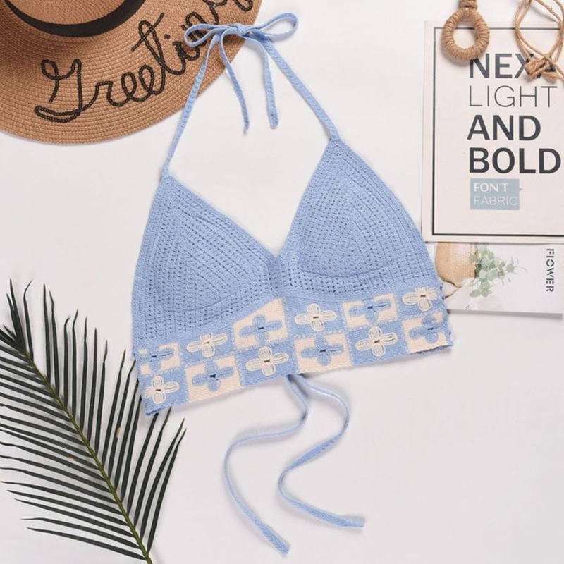 Youyo Áo Bralette Có Đệm Ngực Phong Cách Boho Đi Biển Mùa Hè Hợp Thời Trang Cho Nữ