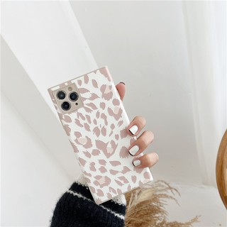 Square iphone case for iphone 11 11pro max 6s plus 7 8 plus xr x xs max 12 12 pro max mini jm cow pattern phone case