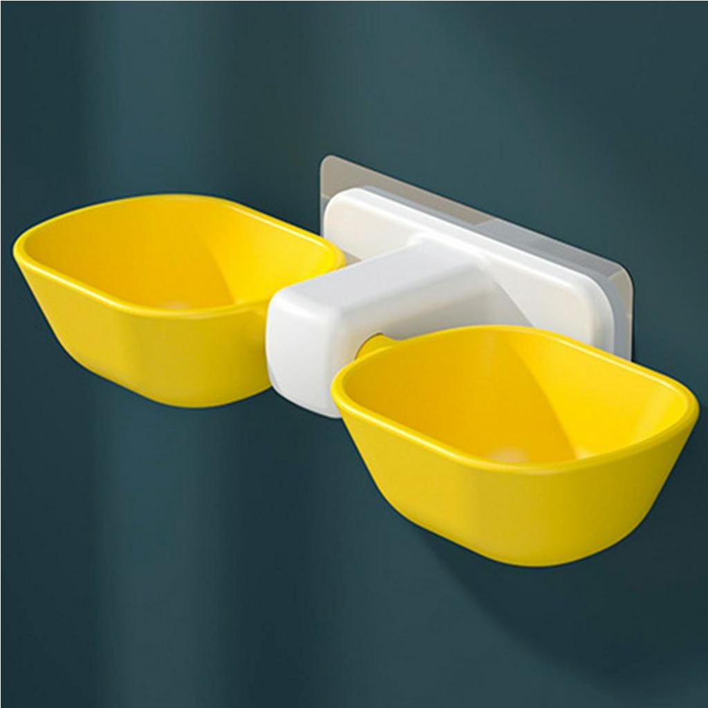 Bát treo thức ăn cho mèo ngăn chặn sự cố tràn nước tường có thể điều chỉnh độ cao【Wyoming060】