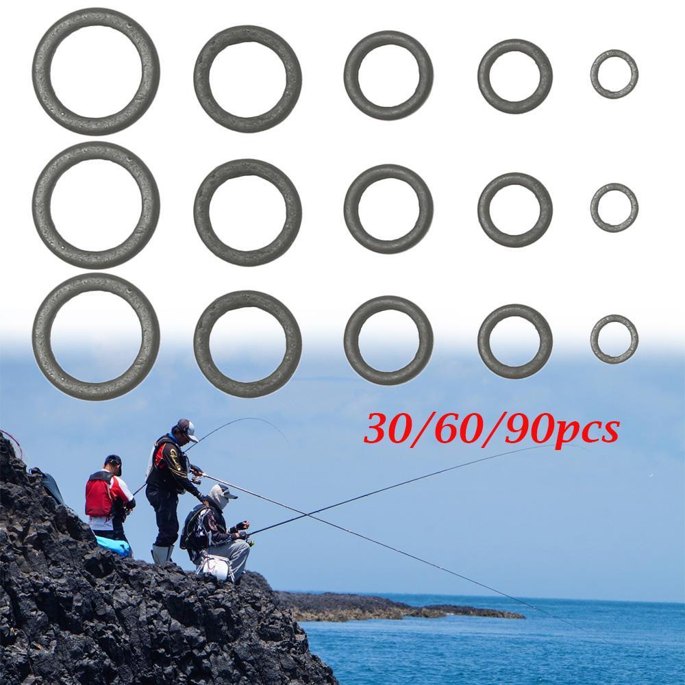Set 30 / 60 / 90 Vòng Chữ O Màu Đen 2mm 3.2mm 3.7mm 4.4mm 5.3mm Chuyên Dụng Cho Cần Câu Cá