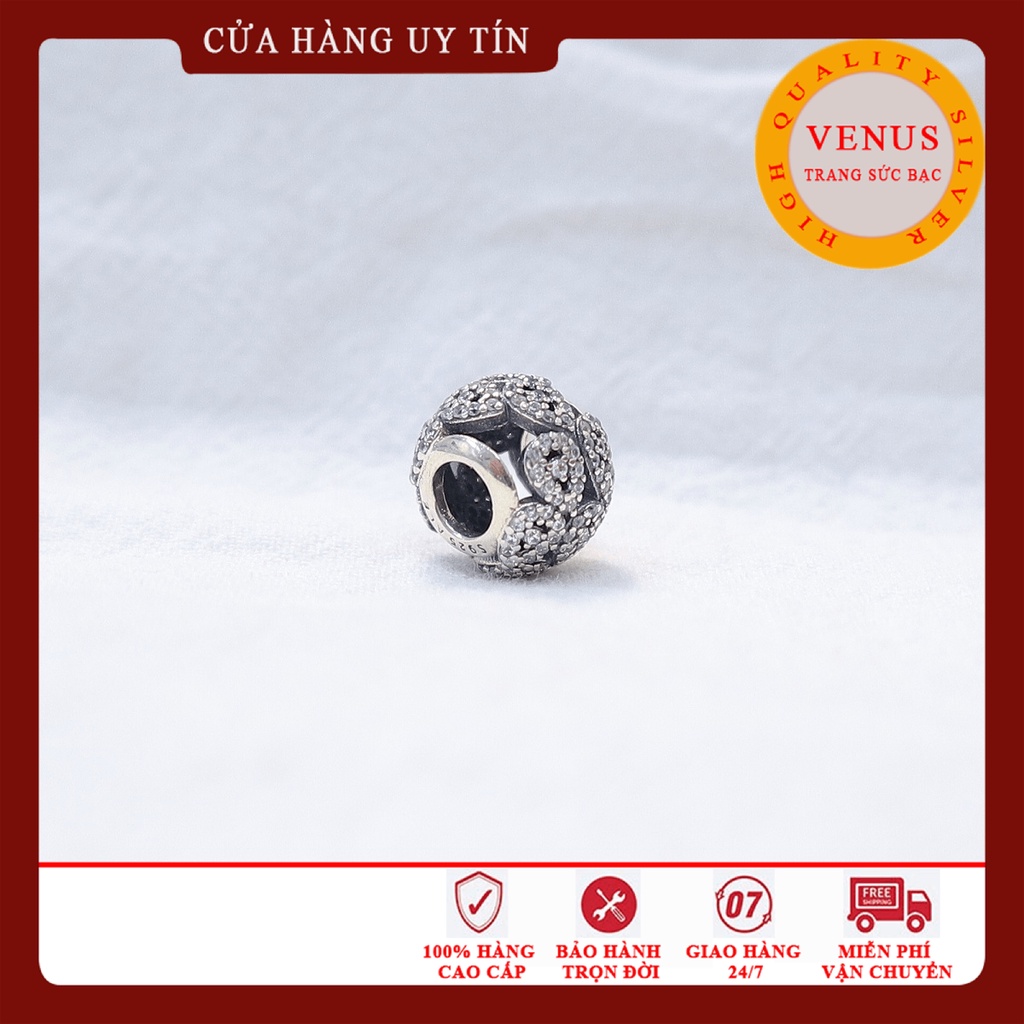 [Charm bạc 925 cao cấp] Charm bạc hình cầu giọt nước- Mã sản phẩm VENUSCGN