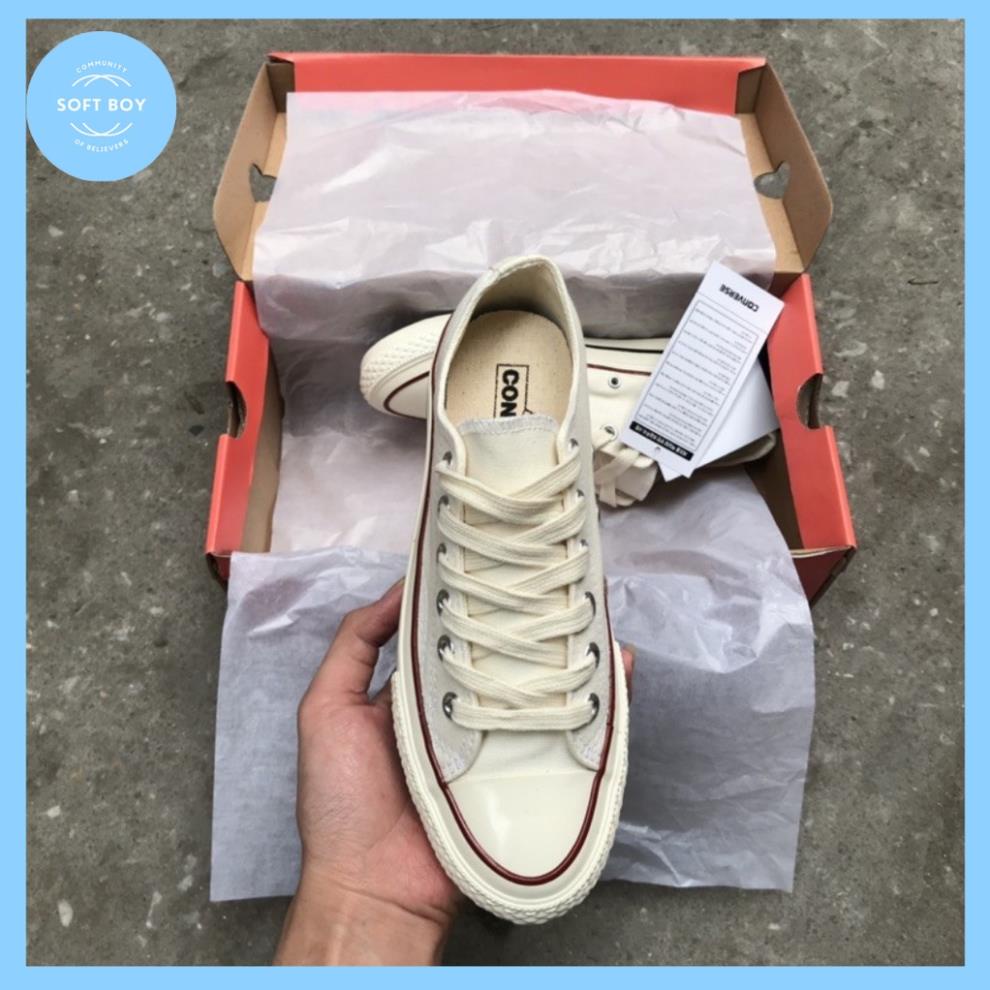 🚒 Giày Sneaker converse 1970s màu kem cổ thấp- Giày Classic Siêu Hot, Phong cách soft boy- Hàng loại đẹp