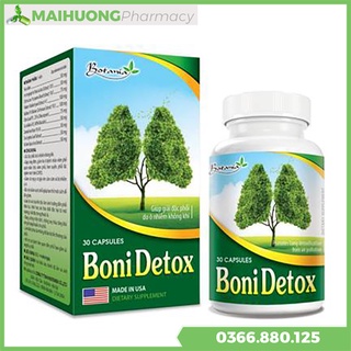 [Chính Hãng] Boni Detox hộp 30 viên, GIÚP GIẢI ĐỘC PHỔI DO Ô NHIỄM,GIẢM CÁC TRIỆU CHỨNG CỦA VIÊM PHẾ QUẢN MÃN TÍNH