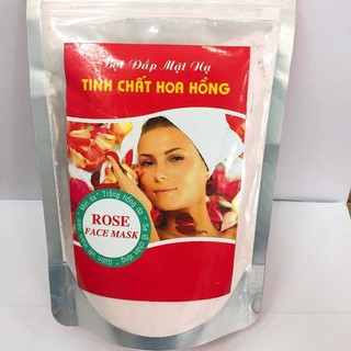 Bột đắp mặt nạ tinh chất hoa hồng rose 300gr