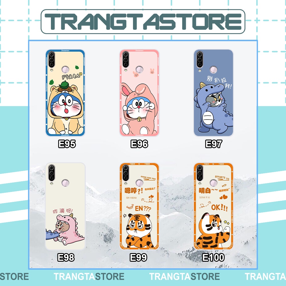 Ốp Vsmart Joy 3 / Joy3 in hình cặp đôi doremon, hổ, khủng long dễ thương