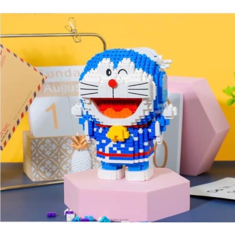 Lego Doremon anime tuổi thơ 6 mô hình Doraemon phiên bản cao cấp NBLUE