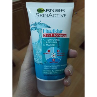 Sữa rửa mặt Garnier 3 in 1 - Hàng nội địa Đức