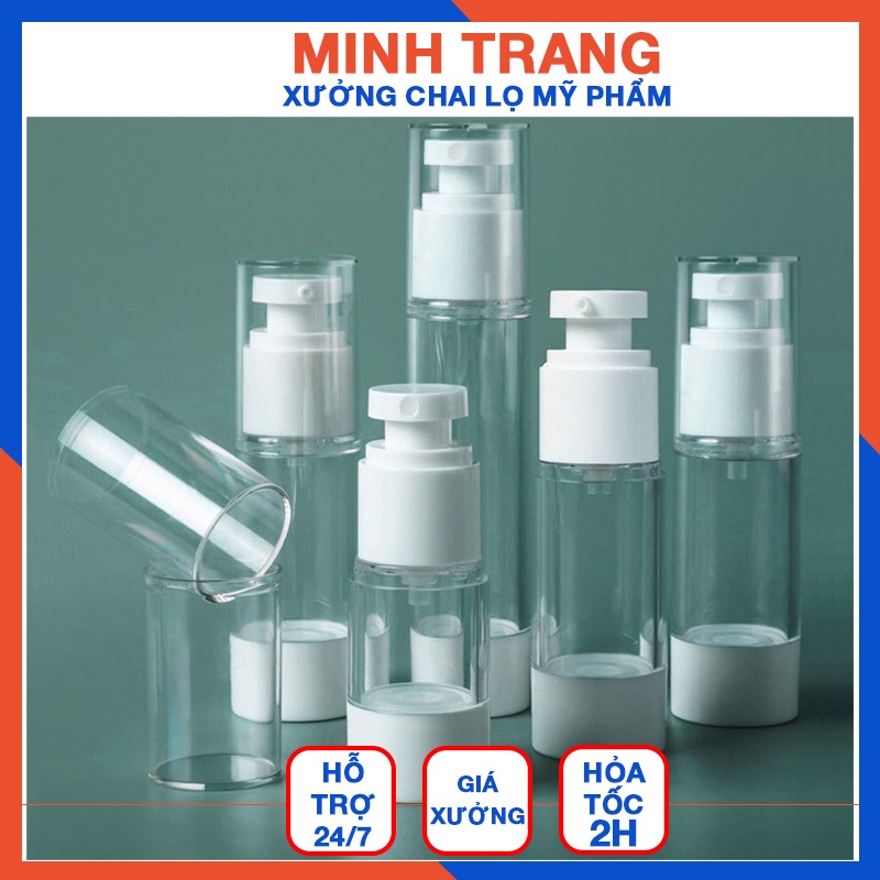 Chai Hút Chân Không 15ML Chiết Mỹ Phẩm