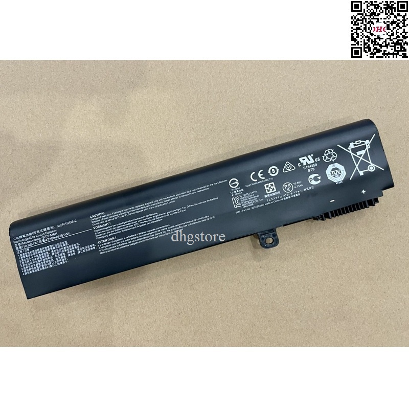 Pin laptop MSI GE62,GE63,GE73,GE72,GE73,GL62,GL63,GL72,GV62,GV72,GP62,GP72,PE60,PE70,GE75,MS-16J6,MS-1795, BTY-M6H