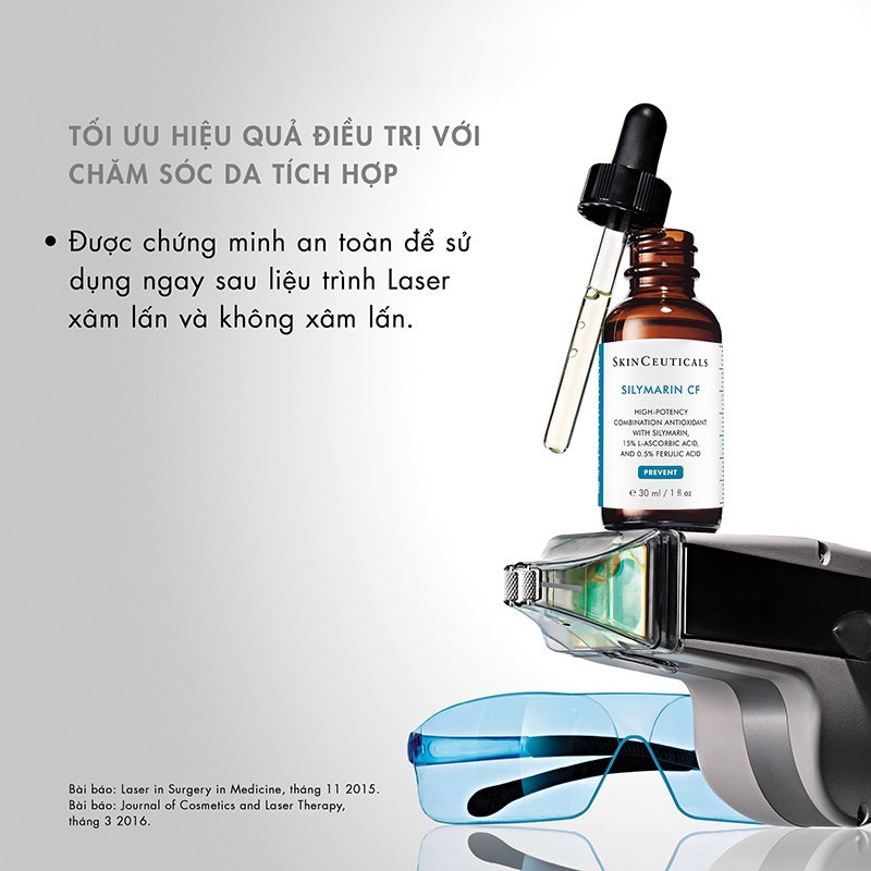 Skinceuticals Silymarin CF giúp kiểm soát dầu và cải thiện các khuyết điểm da 30ml