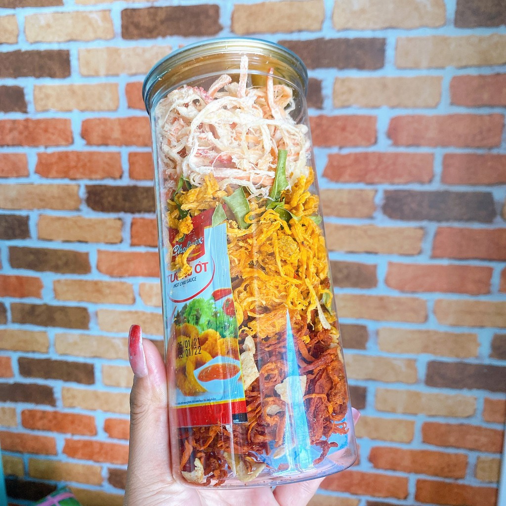 [ Deal Sốc Tặng 1 Cơm Cháy ] Mực Mix 3 Loại Hũ 300gr Siêu Ngon Ăn Là Mê Ngay - Ăn Vặt 86 | BigBuy360 - bigbuy360.vn