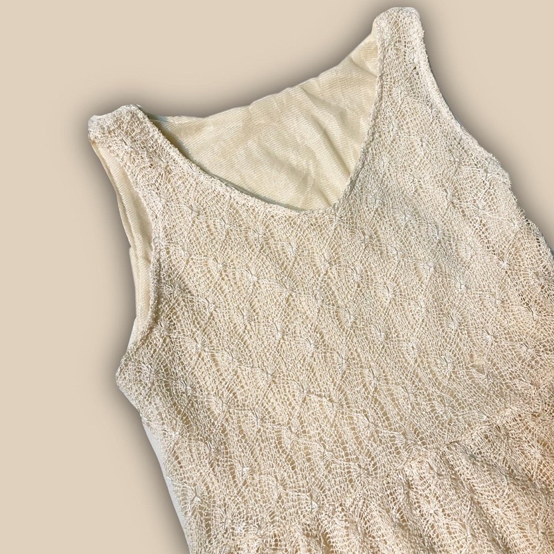 Đầm fairy xinh màu be hợp đi rừng rú