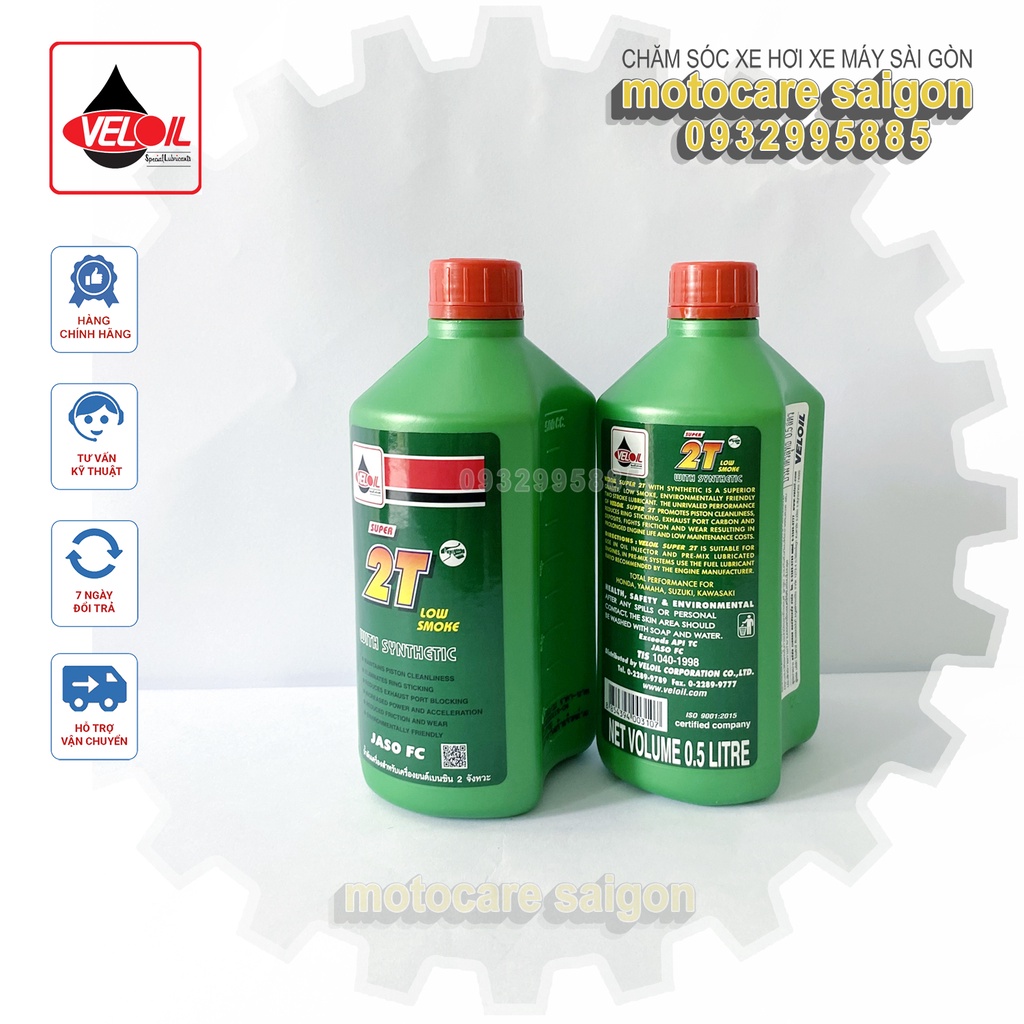 [HCM] Nhớt thơm VENOL cho xe 2T / Dung tích 500ml [CHĂM SÓC XE HƠI XE MÁY SÀI GÒN]