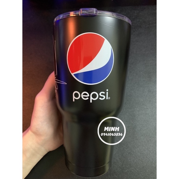 Ly giữ nhiệt pepsi inox Pepsi Rap Việt 900ml - có ống hút