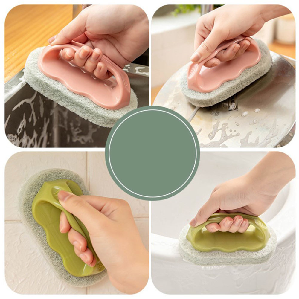 Miếng Bọt Biển Rửa Chén Có Tay Cầm Tiện Lợi