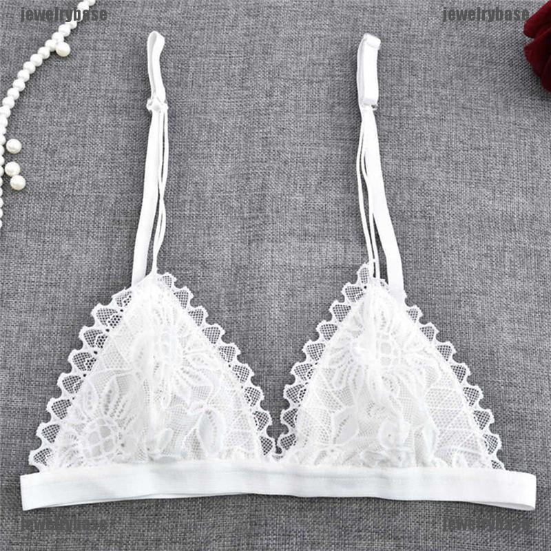 [Mã FASHIONT4WA2 giảm 10K đơn 50K] Áo ngực kiểu tam giác họa tiết ren hoa không có miếng đệm ngực dành nữ | BigBuy360 - bigbuy360.vn