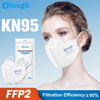 [Hàng mới về] Khẩu trang 4 lớp N95 Ffp2 Ce Kn95 thoáng khí phong cách Hàn Quốc cho người lớn