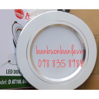 Đèn LED Âm trần Downlight 7W,9w Viền Bạc Rạng đông