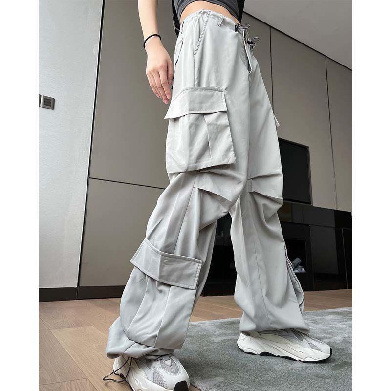 Quần Dài Nhiều Túi Phong Cách Hip Hop Đường Phố Cho Nam Và Nữ