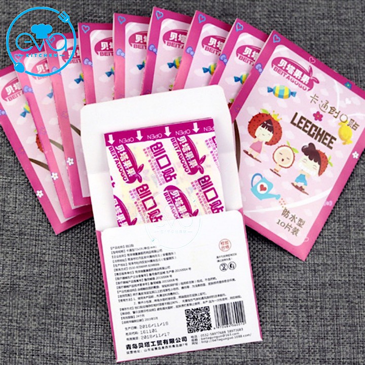 Set 10 Miếng Băng Keo Cá Nhân Hoạt Hình Cute Bandages