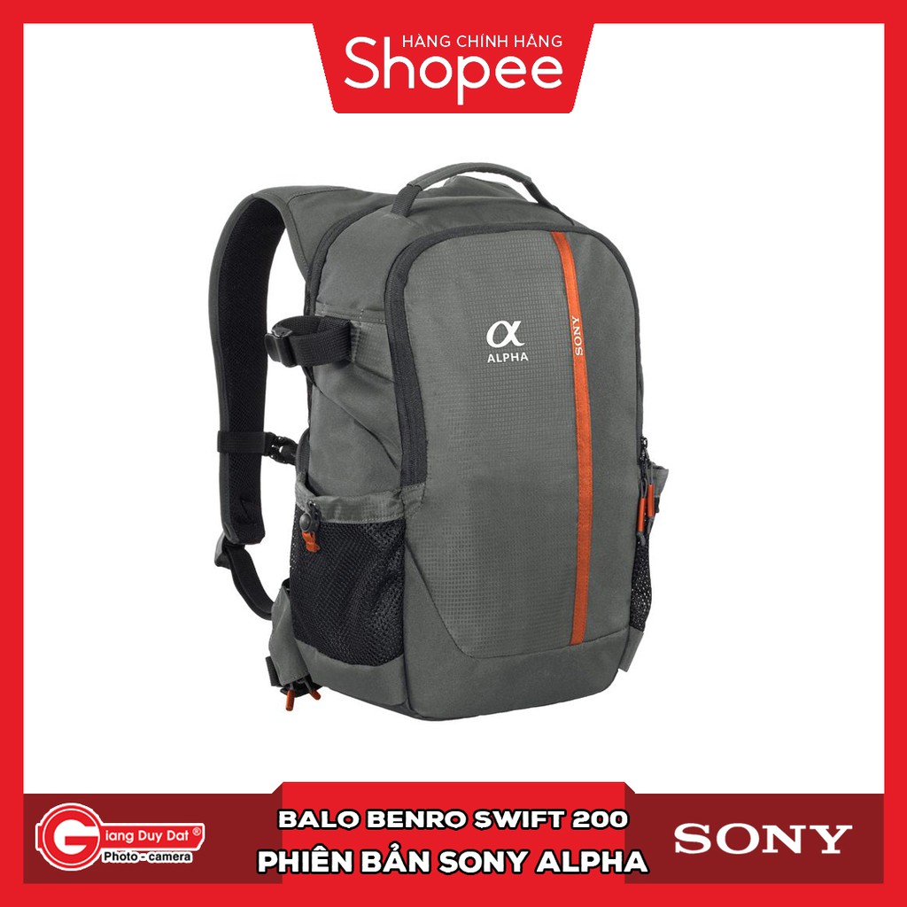 [Mã 159ELSALE hoàn 7% đơn 300K] Balo Benro SWIFT 200 - phiên bản Sony Alpha