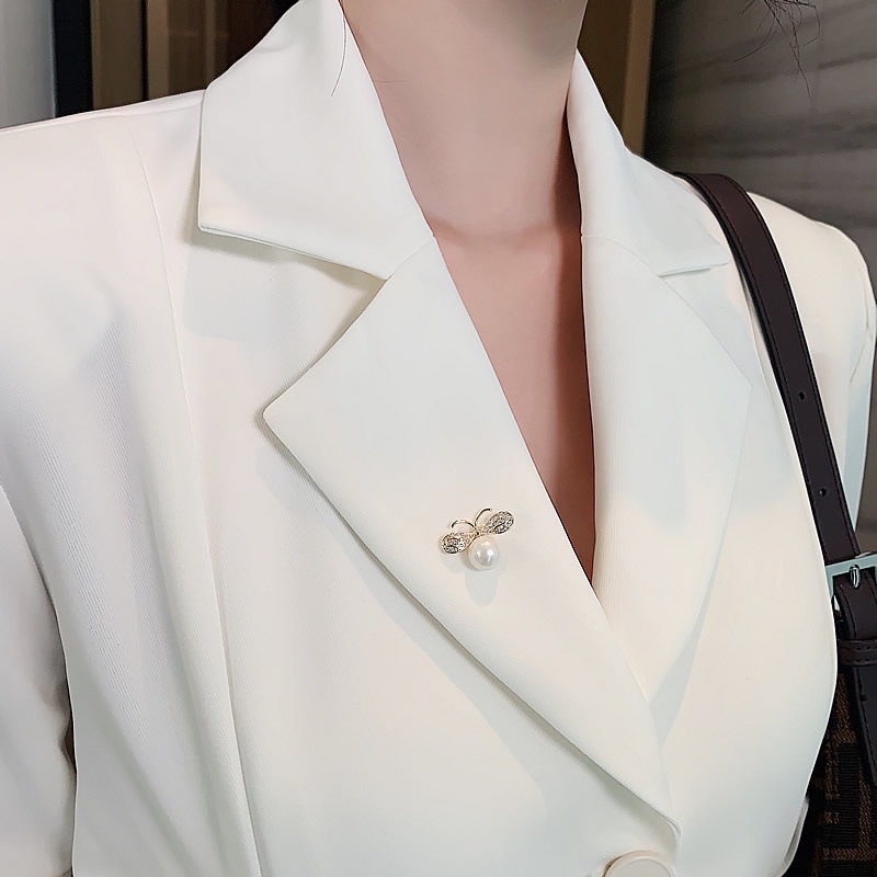 Ghim CàI ÁO HìNh Chú Ong ĐíNh Kim Cương Giả ThờI Trang Cho Nữ