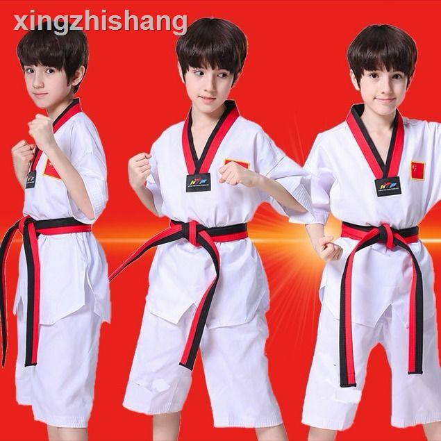 Áo Thun Đồng Phục Tập Võ Taekwondo Dài Tay 4.9 Dành Cho Nam Và Nữ