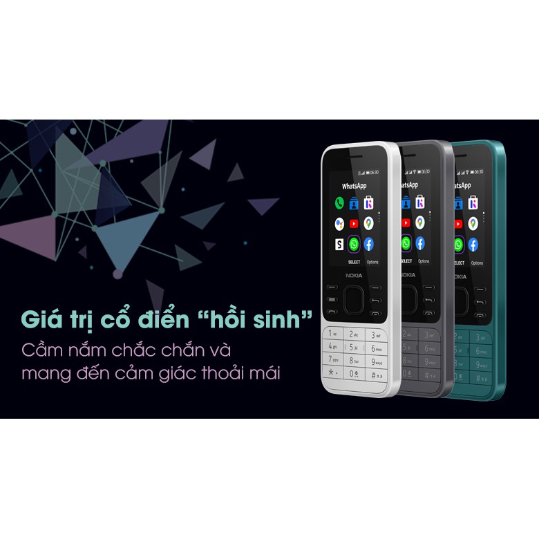 Điện Thoại Nokia 6300 4G - Hàng Chính Hãng