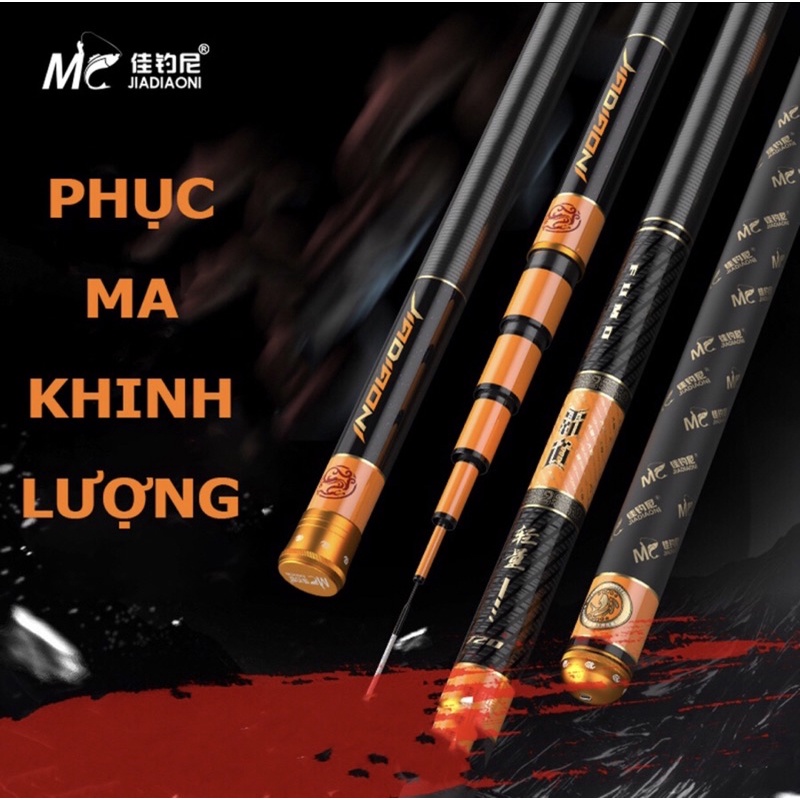 Cần câu tay MC Phục Ma Khinh Lượng chính hãng săn hàng tặng kèm 1 ngọn phụ