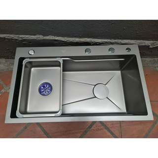 Chậu rửa bát 1 hố Nano bạc