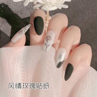 sticker gấu trang trí móng tay