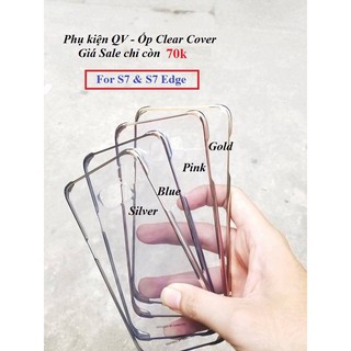 Ốp lưng clear cover samsung s7 edge / s7