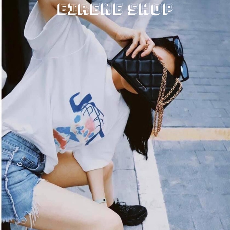Ví Dài CNK Trám Chần Bông Có Dây Đeo Chéo Fullbox Đủ Năm Màu