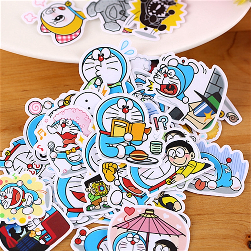 ❀ Doraemon Q-2 Diary Stickers ❀ 39pcs/set Album Scrapbooks Mixed DIY Decor Stickers