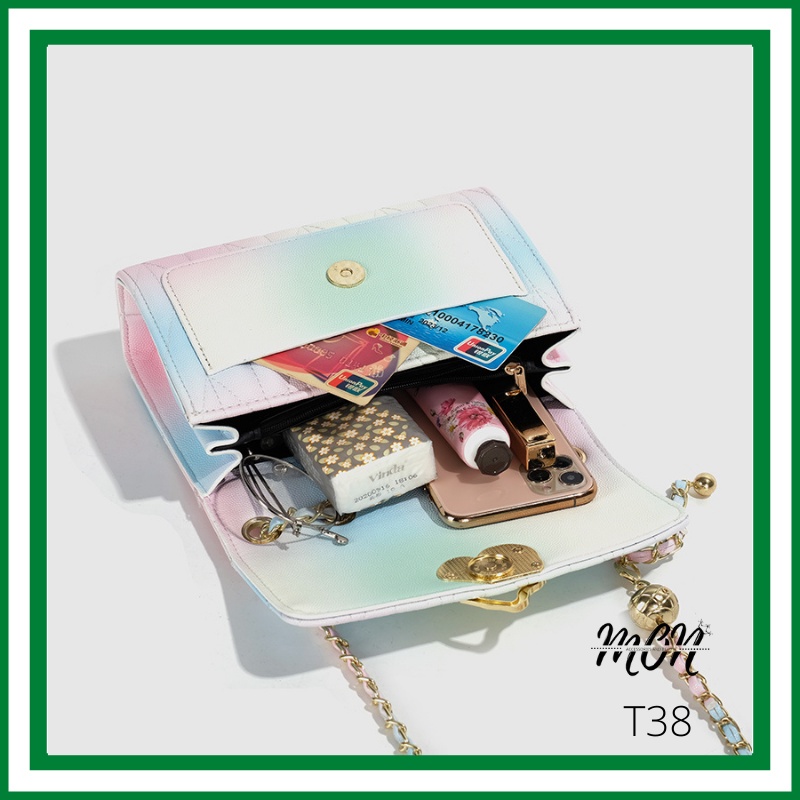 🌸sẵn hàng🌸 Túi xách da mềm đeo chéo nữ CEEKAY chính hãng nhiều màu - T38