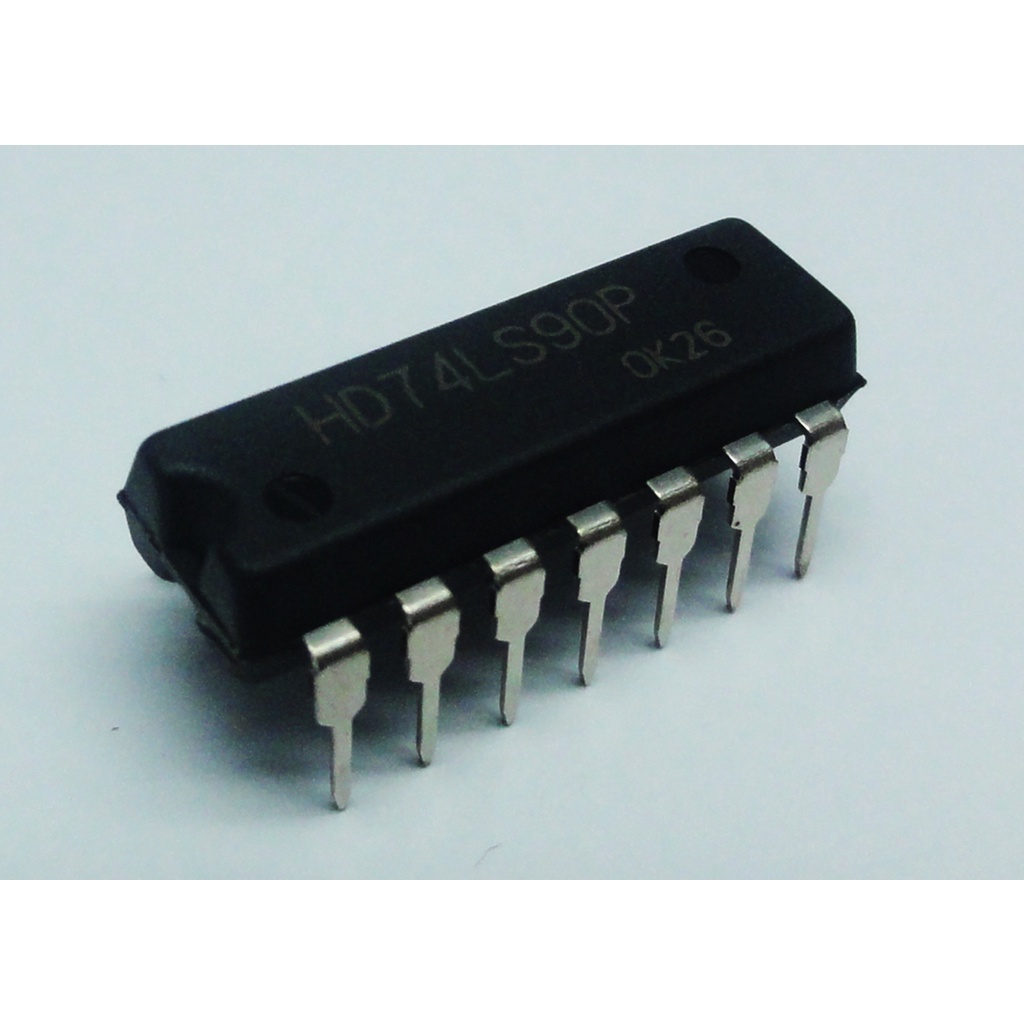 IC số HD74LS90P  / DIP-14 / 4-bit Binary Counter / Linh Kiện Điện Tử
