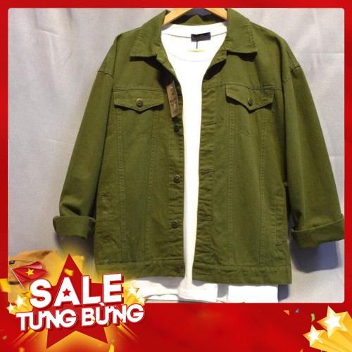 - Hàng nhập khẩu ⚡️FREESHIP⚡️ Áo Khoác KAKI Nam Nữ BTS Nhiều Màu Cực Chất Unisex KK011 jean kaki - QSTORE Liên hệ mua hà