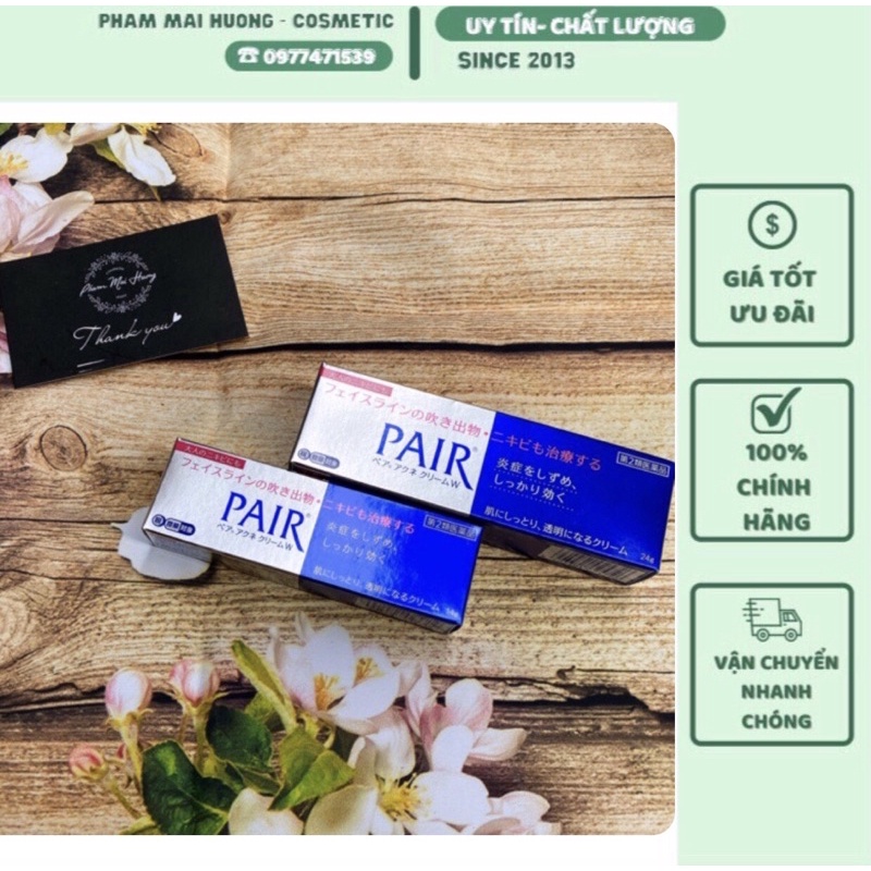 Kem Khử mụn Pair Acne tuýp 14 gram và 24 gram