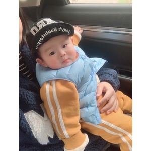 Mũ cho bé thêu chữ dễ thương cho bé 6 đến 24 tháng