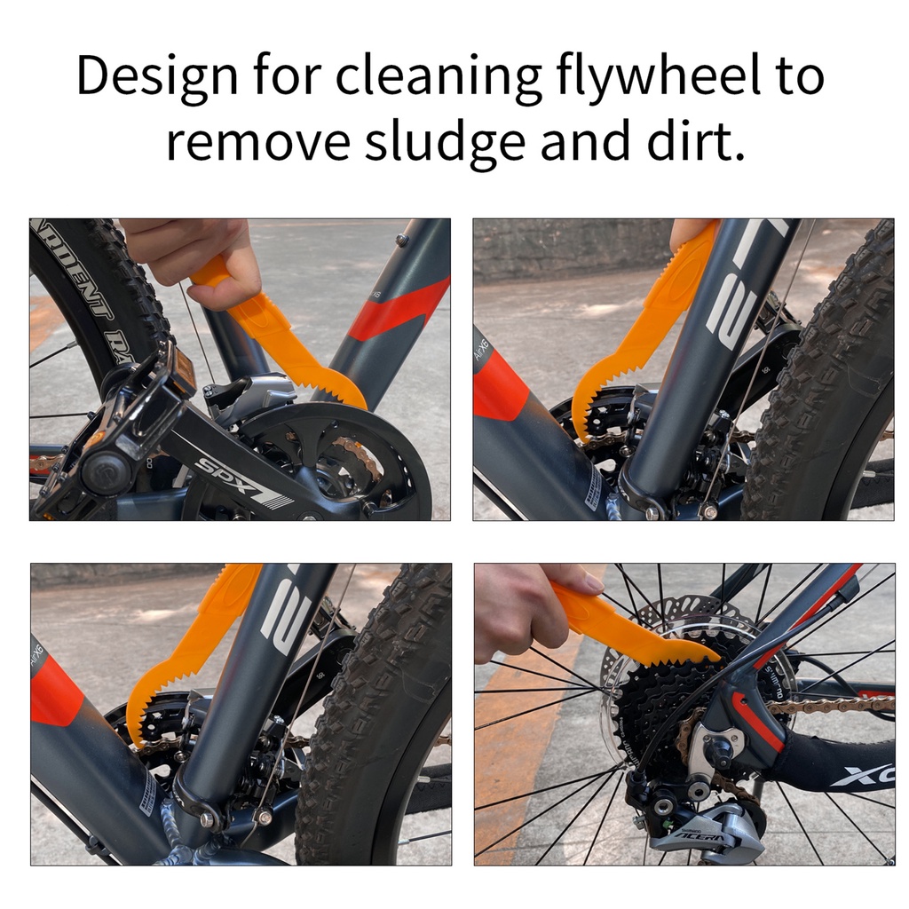 WEST BIKING Set 6 dụng cụ vệ sinh xe đạp thiết kế tiện lợi dễ dùng